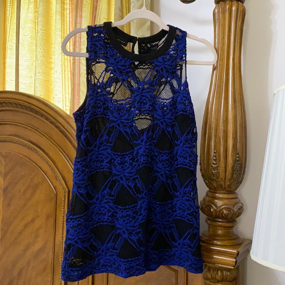 INC lace blouse